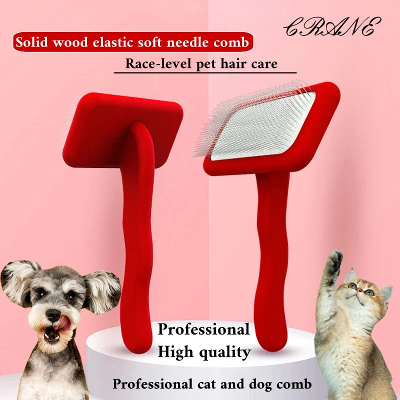 Crane Dog/Cat Grooming Brush Wooden Dog - ProPawPet.com