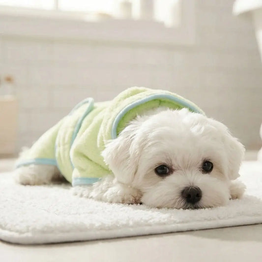 Super Absorbent Dog Hooded Bathrobe Warm - ProPawPet.com