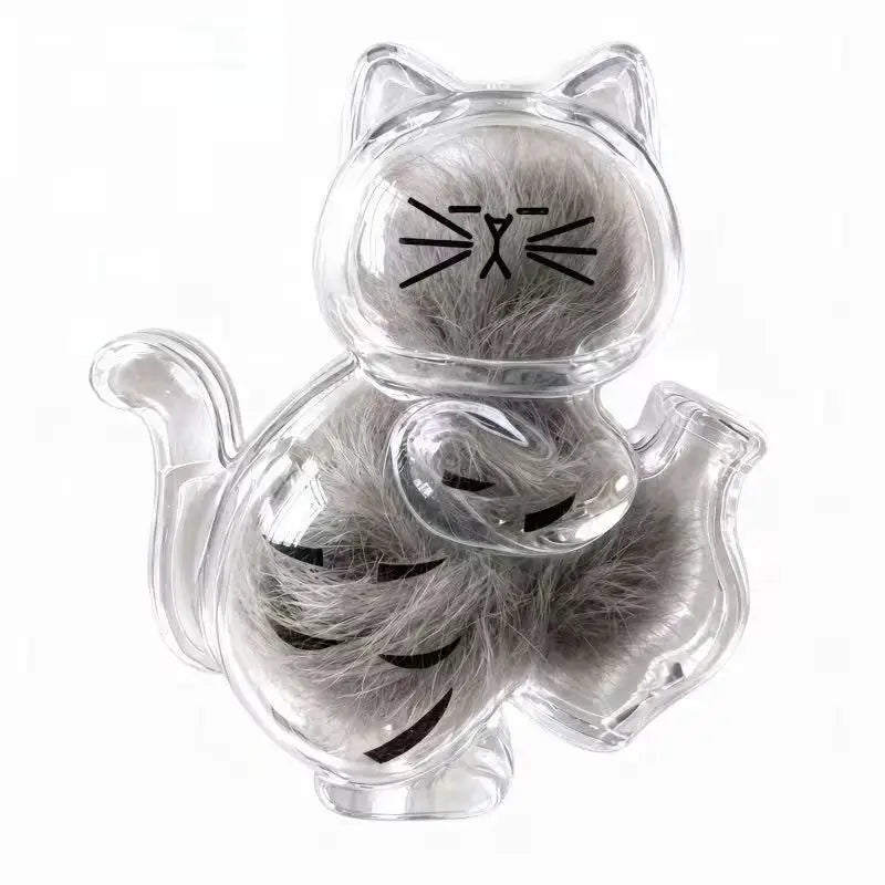 Fridge Magnet Cat Hair Keepsake Clear Storage Box – Cat Supplies
