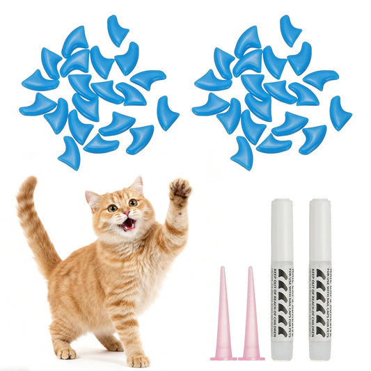 2Set Cat Nail Caps Cat Claw Covers - ProPawPet.com
