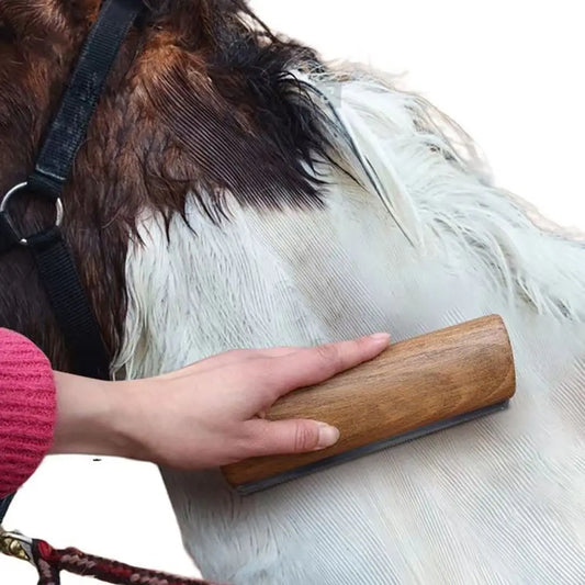 1Pcs Durable Wooden Handle Horse Grooming - ProPawPet.com