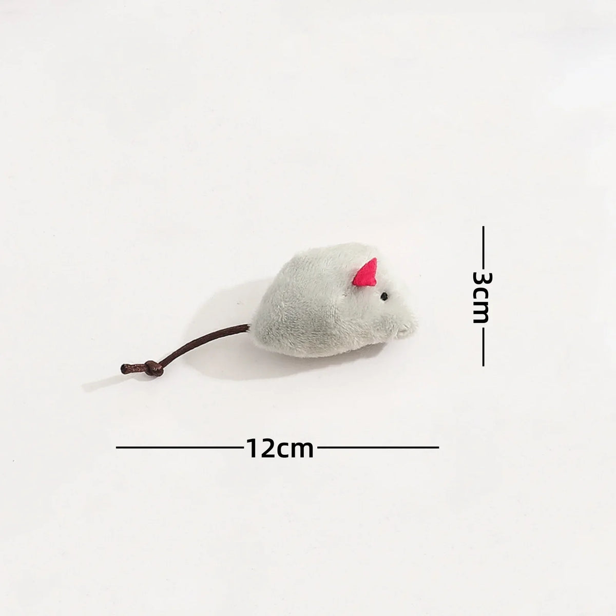 Rattle Cat Mouse Toys Also Prefilled Catnip Faux Fur, Interactive