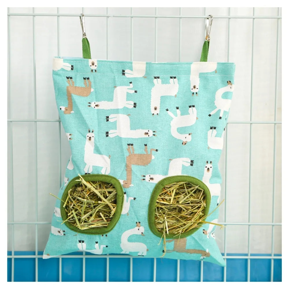 New 2/3 Holes Hanging Hay Bag Rabbit Ears - ProPawPet.com