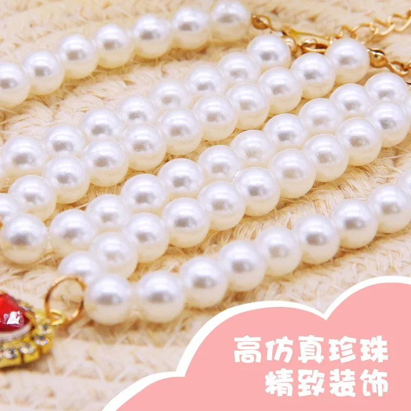 Pet Pearl Collar Dog Princess Necklace Cat - ProPawPet.com