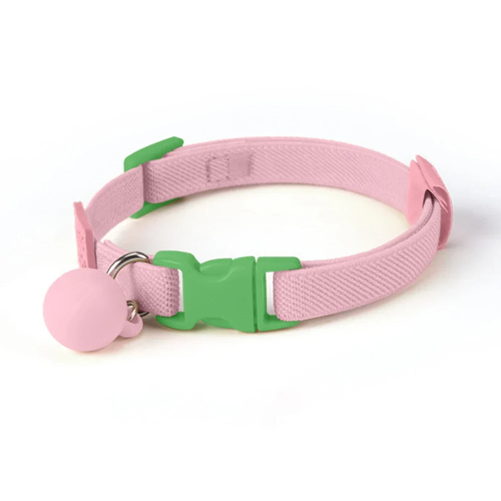 Cat Collar Elastic Webbing Puppy Necklace – Cat Supplies
