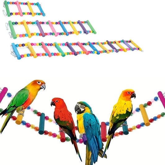 Bird Parrot Toys Ladders Swing Chewing Toys - ProPawPet.com