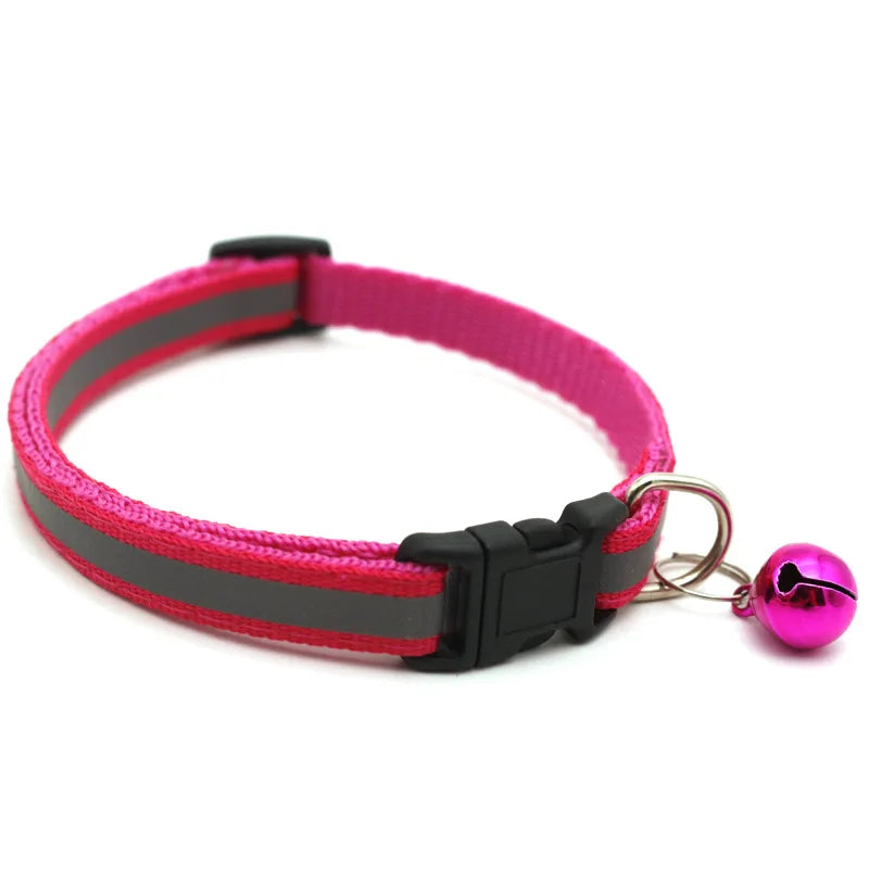 Cat Reflective Collar Safety Buckle Adjustable Custom – Cat Collars