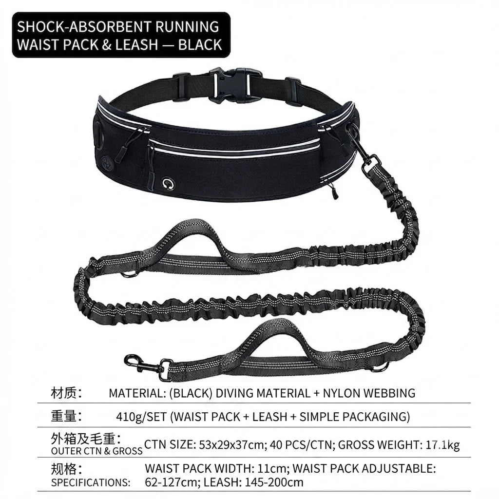Reflective Retractable Dog Leash Anti Pull Running Pet Lead – Dog Supplies