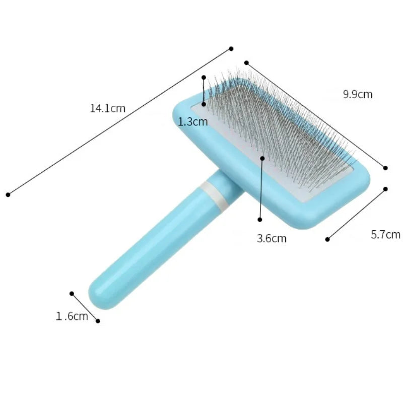 Stainless Steel Dog Brush Pet Hair Remover Massage Combs