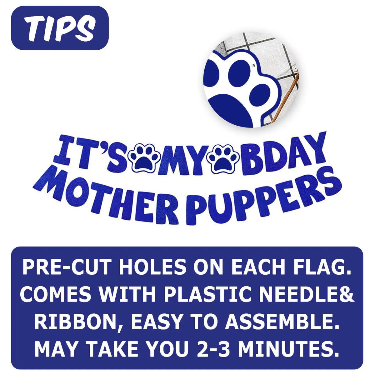 Dog Birthday Party Kit - Bandana, Hat, Bow - ProPawPet.com