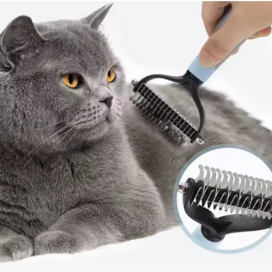 Stainless Steel Double Sided Pet Deshedding - ProPawPet.com