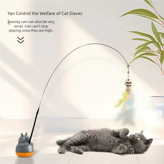 360-Degree Rotating Cat Teaser Toy with - ProPawPet.com