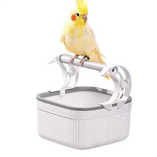 Plastic Cockatiel Playground Rest Shelf - ProPawPet.com