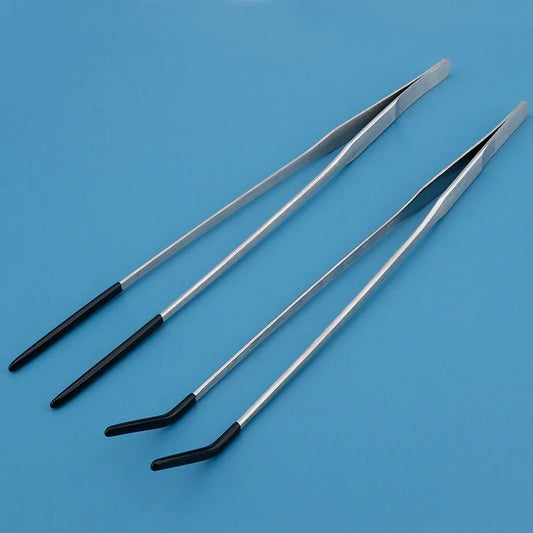 Stainless Steel Reptile Feeding Tongs Rubber - ProPawPet.com