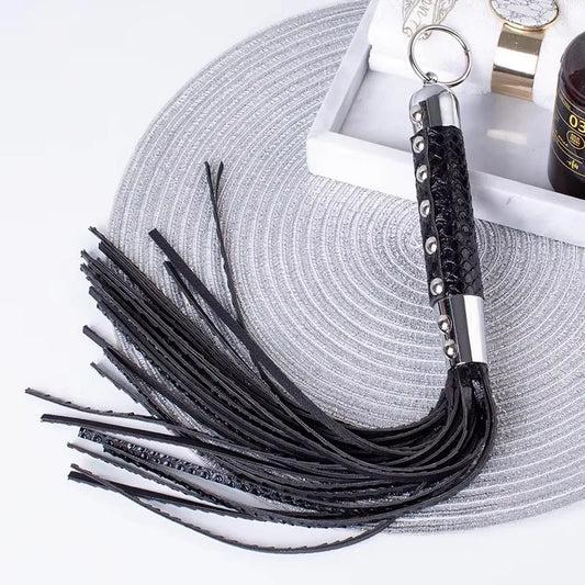 44CM PU Leather Horse Whip,Handmade Suede - ProPawPet.com