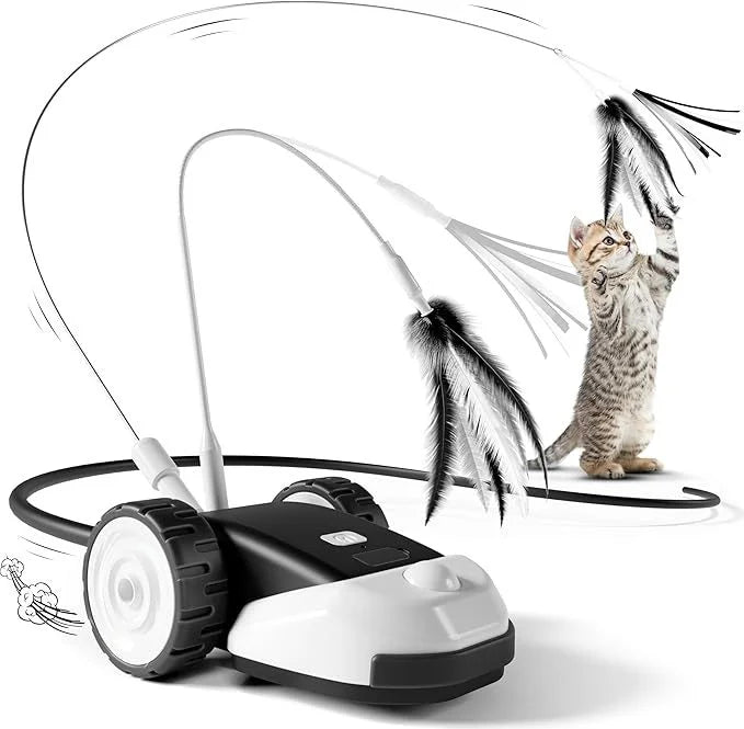 Interactive Smart Cat Plaything 2 Modes Automatic Moving Touch Wake Up