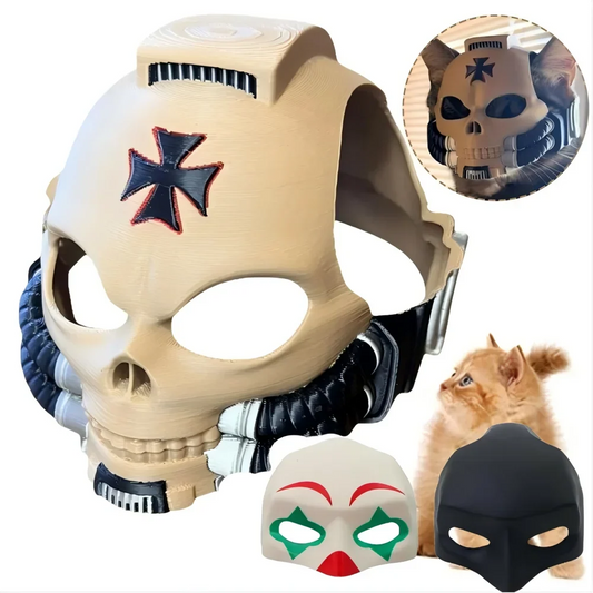 1/2/3PCS Cat Dog Helmet Costume Funny Mask - ProPawPet.com