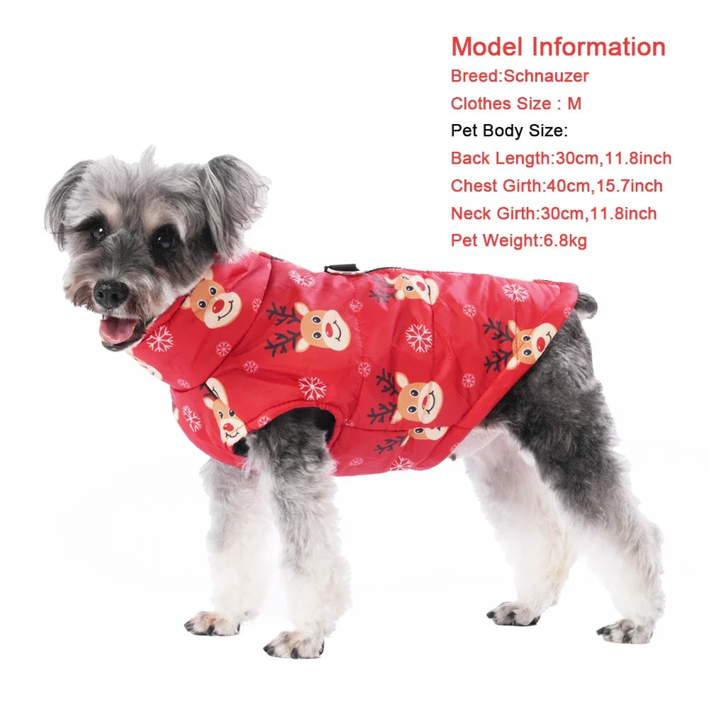 Winter Pet Dog Jacket Christmas Costume for - ProPawPet.com