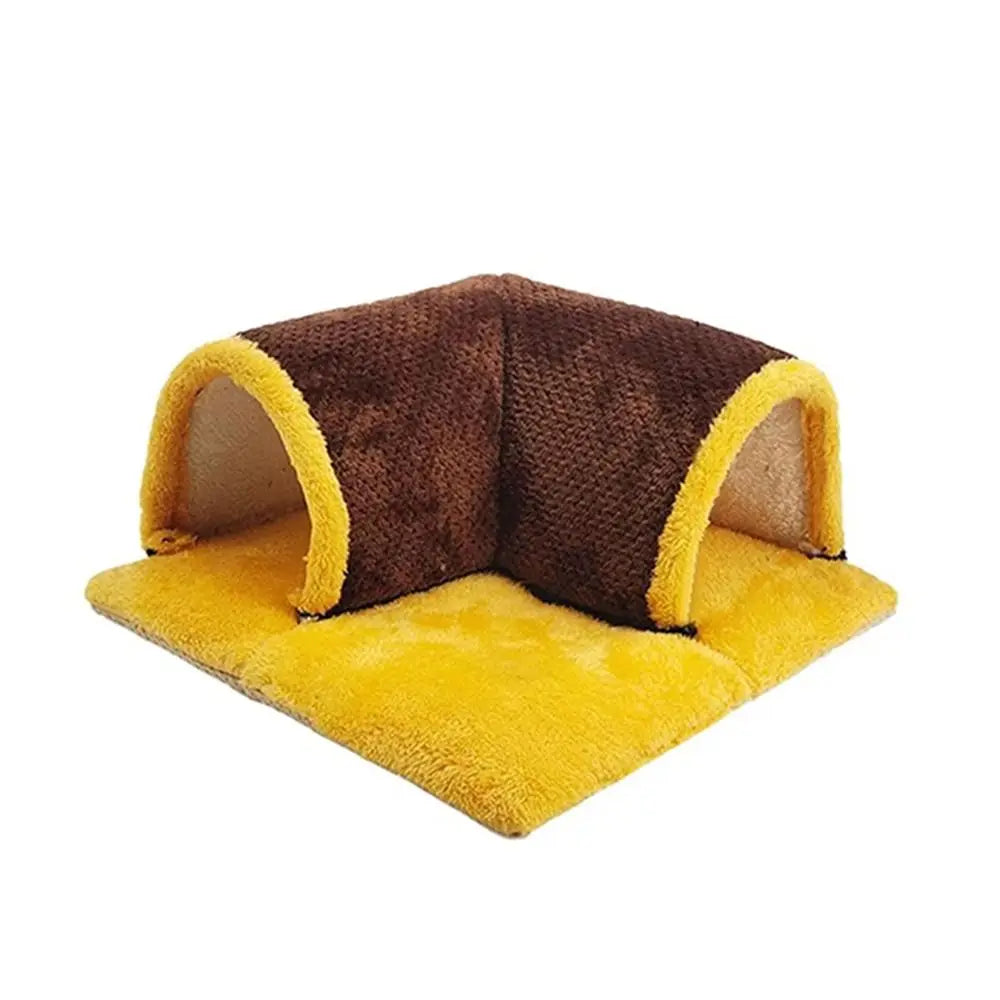 Soft Breathable Small Animals Tunnel Removable Pad, Warm