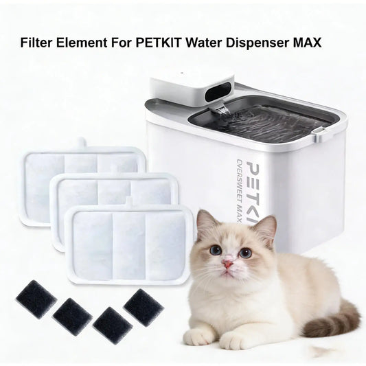 12Filters And 10Sponges Pack Cat Fountain - ProPawPet.com
