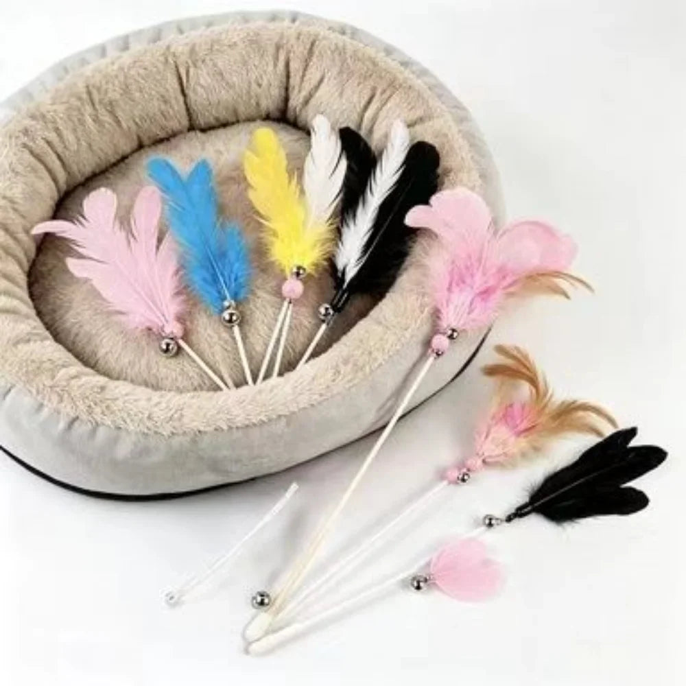 Interactive Cat Teaser Wand Toy Handmade - ProPawPet.com