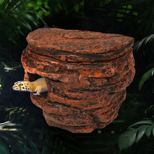 Reptile Rock Cave Hideout for Geckos, - ProPawPet.com