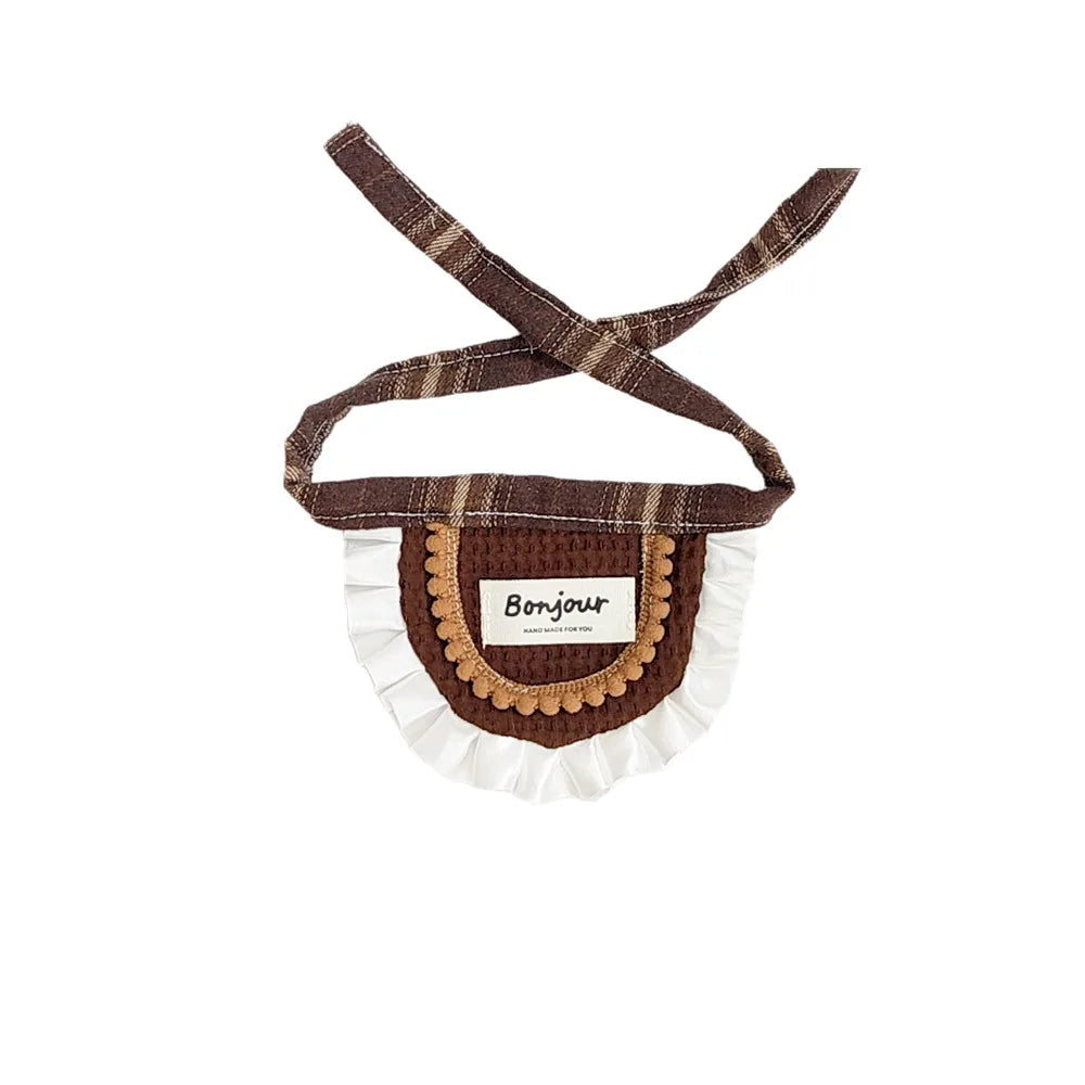 Pet Cute Puppy Dog Neck Water Pet Brown - ProPawPet.com