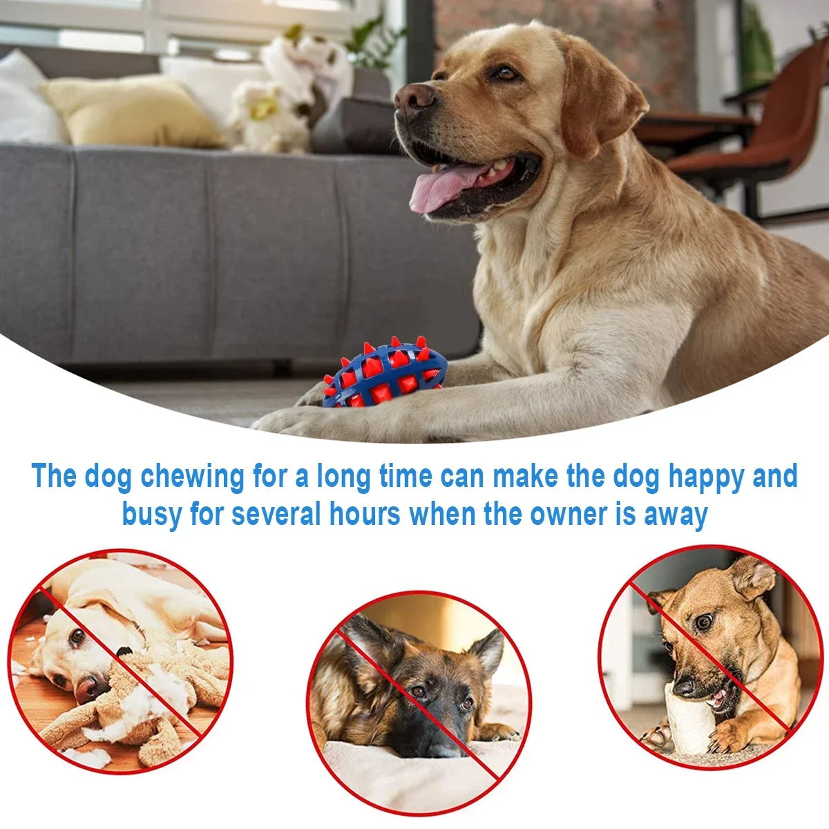 1/2Pcs Squeaky Dog Chew Toys Interactive - ProPawPet.com