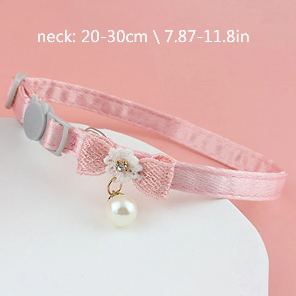 Cute Cats Collar Kitten Fairy Pink Lace Bow - ProPawPet.com