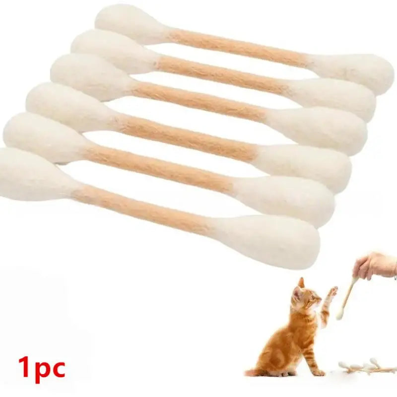 Creative Large Cotton Swab Shaped Catnip Toy – 13 Colors
