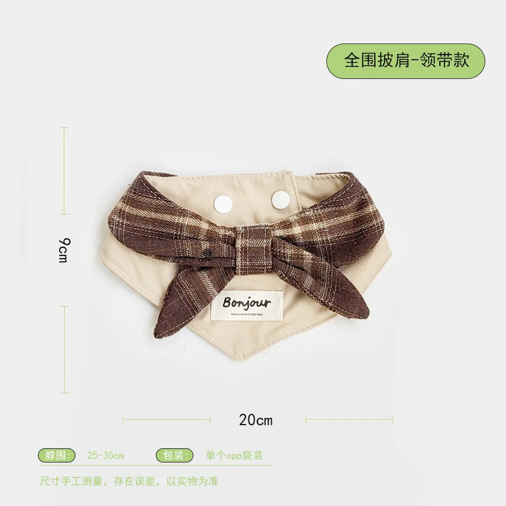 Pet Cute Puppy Dog Neck Water Pet Brown - ProPawPet.com