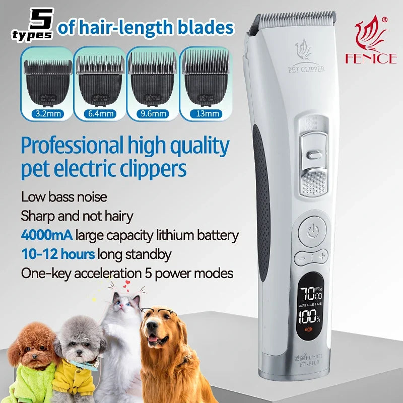 Fenice P100 Professional LCD Screen Dog Cat - ProPawPet.com