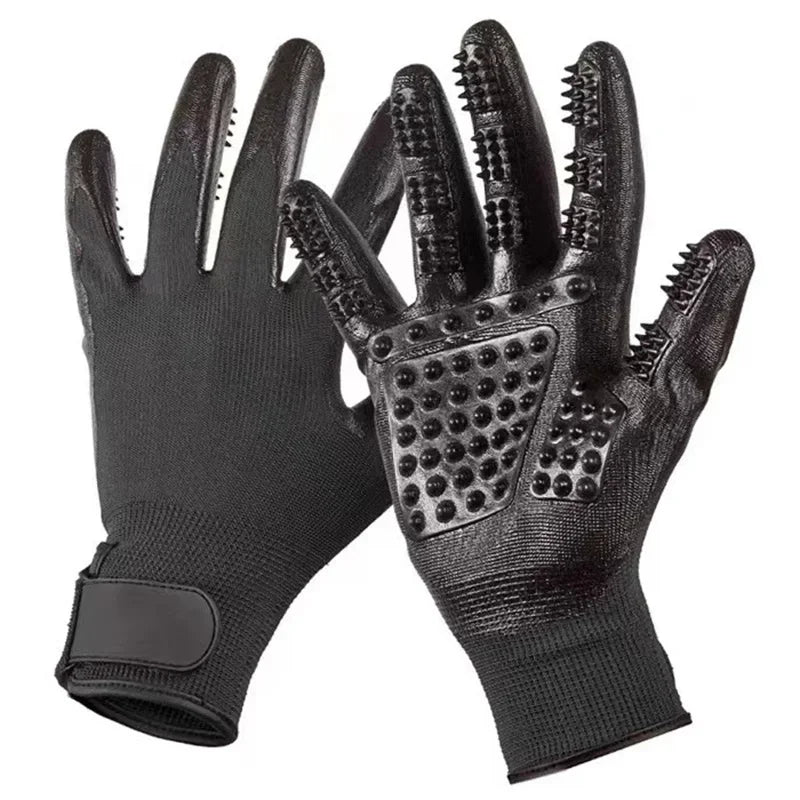 A Pair of Pet Bath Gloves Massage Clean Remove Floating Hair – 3 Colors