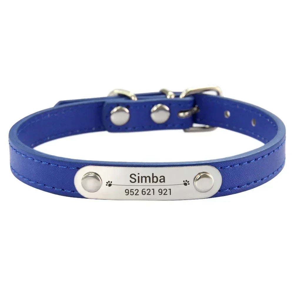 Personalized Dog Collar Name Carved ID - ProPawPet.com
