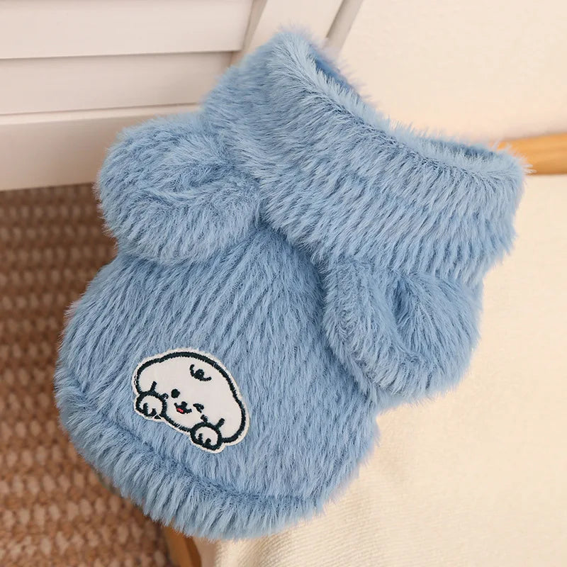 Fashion Cat Dog Hoodie with Buckle Winter - ProPawPet.com