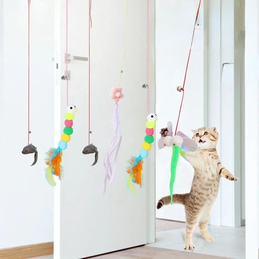 7pcs Random Cat Toy Swing Sticky Disc - ProPawPet.com