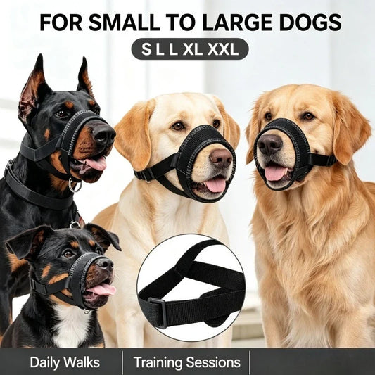 Dog Mouth Muzzle Anti Bark Dog Collar - ProPawPet.com