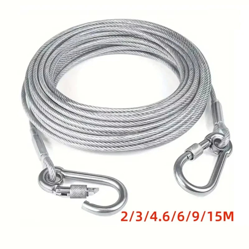 Heavy-Duty Reflective Dog Tie-Out - ProPawPet.com