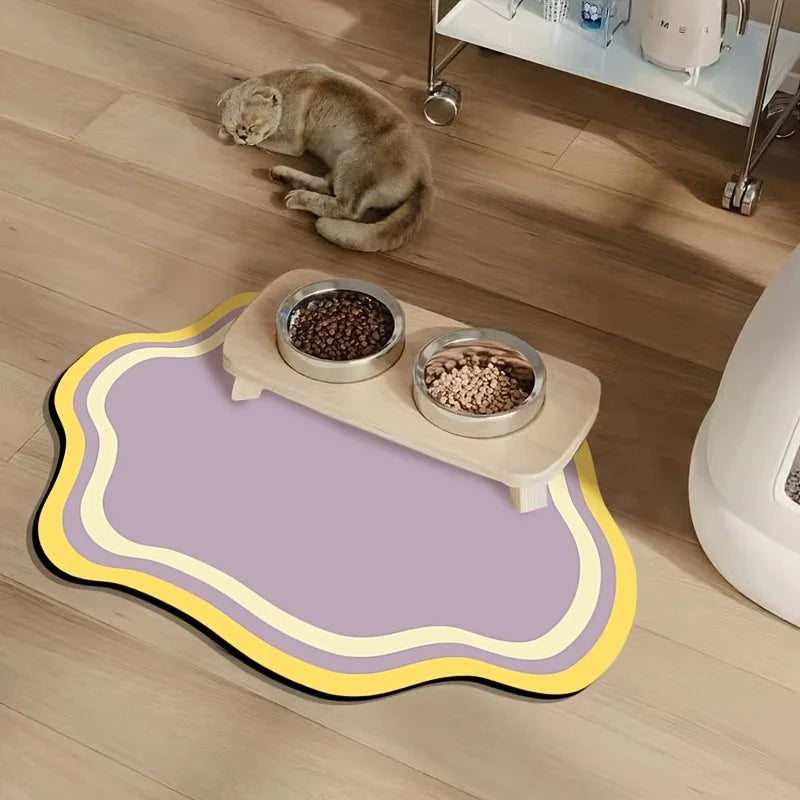 Absorbent Pet Feeding Pad, Non-Slip