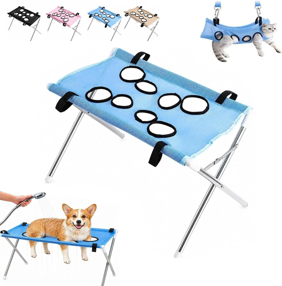 Foldable Pet Shower Holder Anti-Scratch Pet - ProPawPet.com