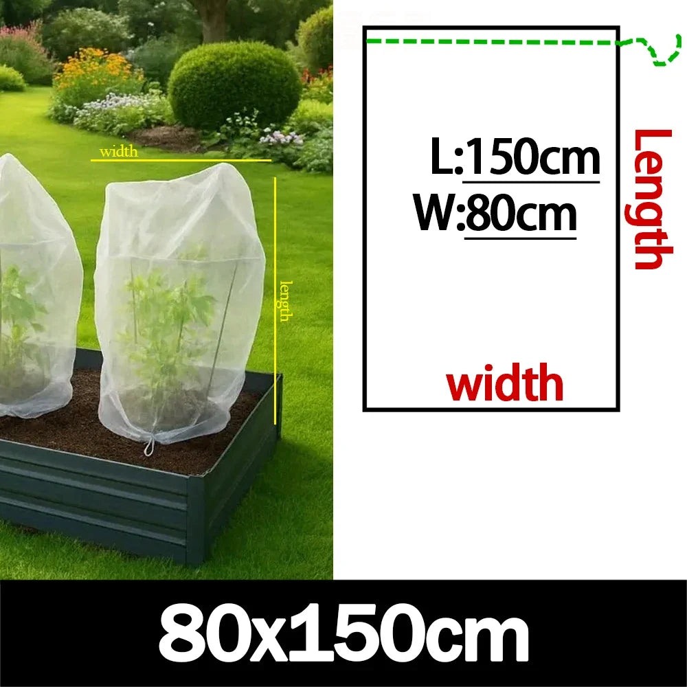 Nylon Plant Protection Netting Mesh Pouch – 8 Colors