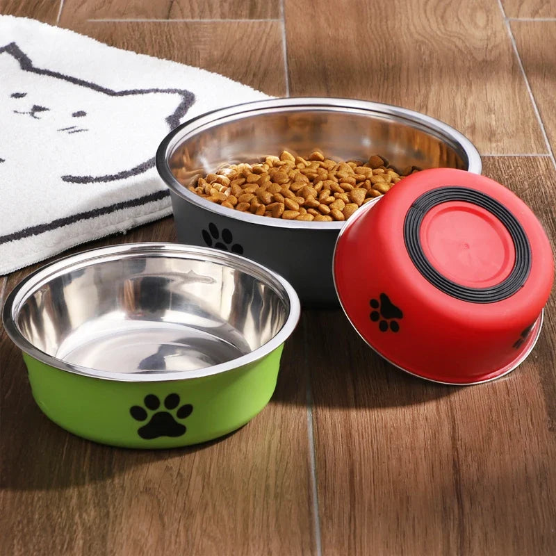 Pet Bowl Stainless Steel Dog Water Bowl with - ProPawPet.com