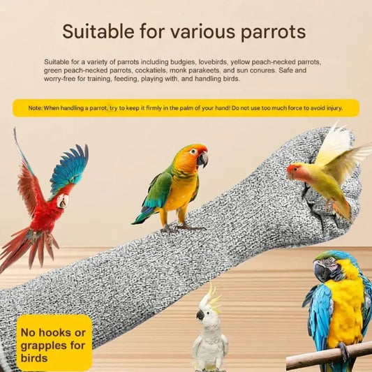 Soft Loofah Glove For Bird Admirers Avoids - ProPawPet.com