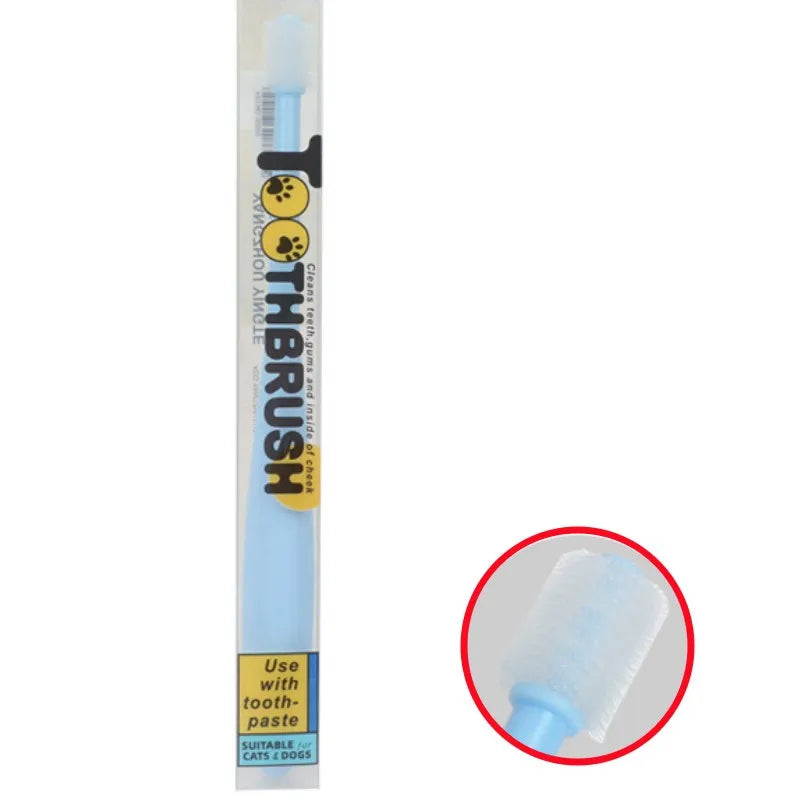 Dog Toothbrush Teeth Cleaning 360 Degrees Brush – Dog Supplies