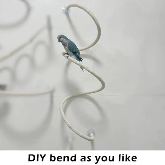 Stable DIY Bendable Parrot Perch Non-slip - ProPawPet.com