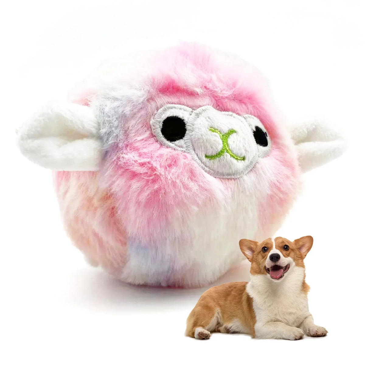 Pet Dog Toys, Plush Prickly Balls, Squeaking - ProPawPet.com