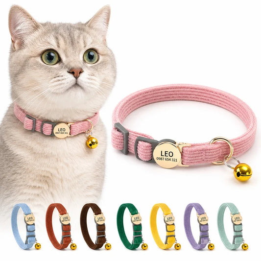 Custom Cat Collar Personalized Laser - ProPawPet.com