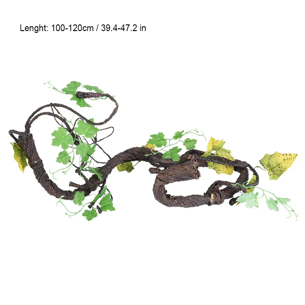 Artificial Reptiles Vine Climber Jungle Forest Bend Branch – Reptile Supplies