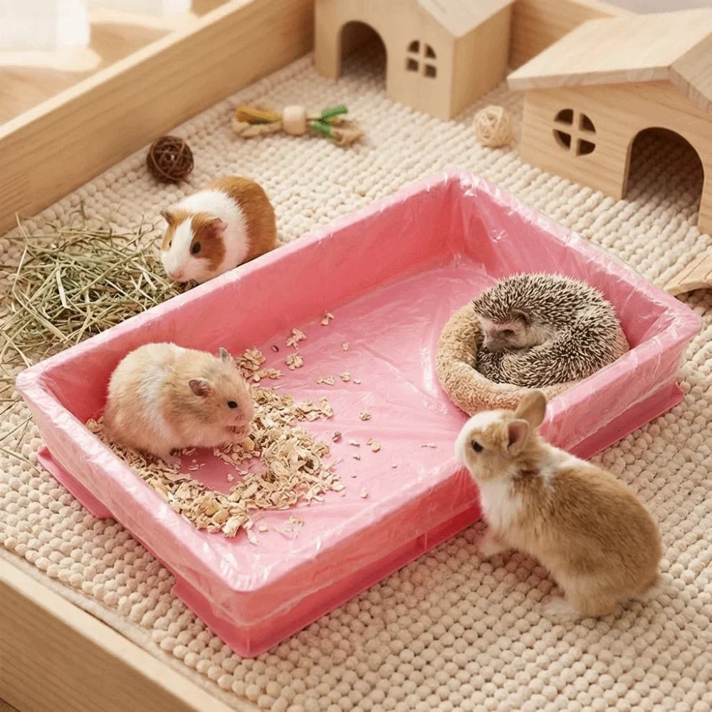 50Pcs Disposable Rabbit Cage Tray Cover - ProPawPet.com