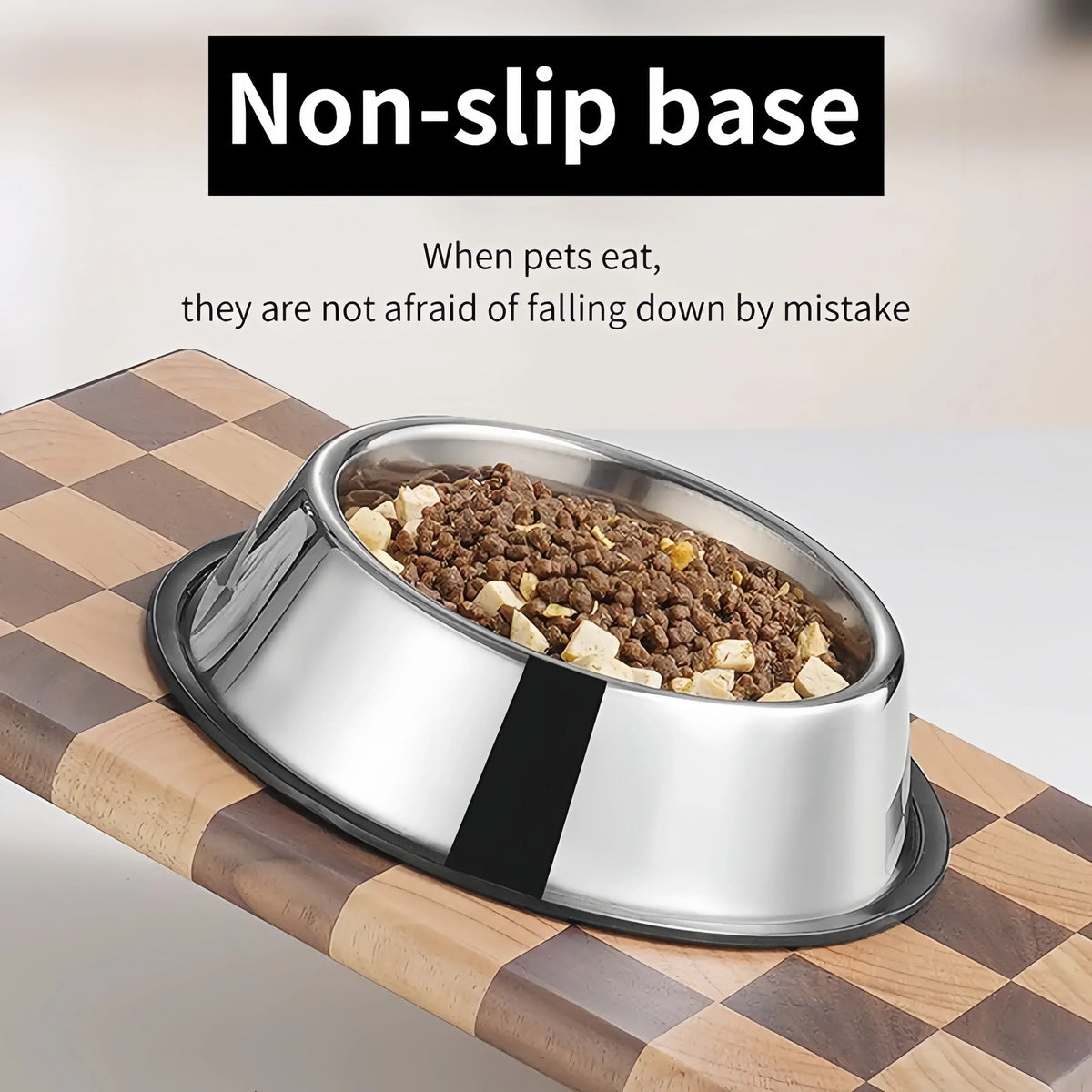 Pet Dog Cat Stainless Steel Bowl Pet Feeding - ProPawPet.com